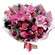 букет из роз и тюльпанов с лилией. Гондурас
