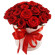 красные розы в шляпной коробке. Гондурас